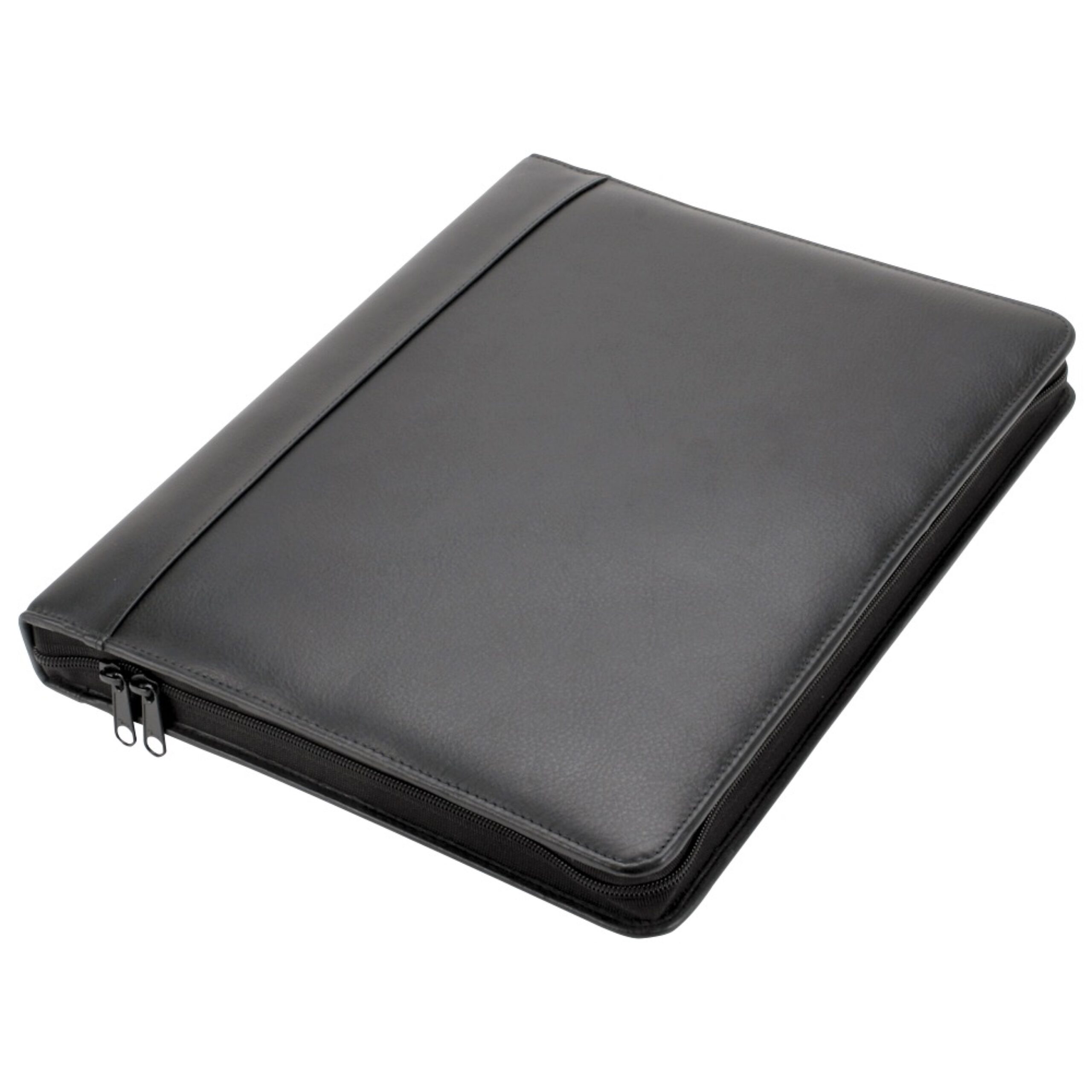 Alassio Monza Ringbuchmappe A4 schwarz Nappaleder