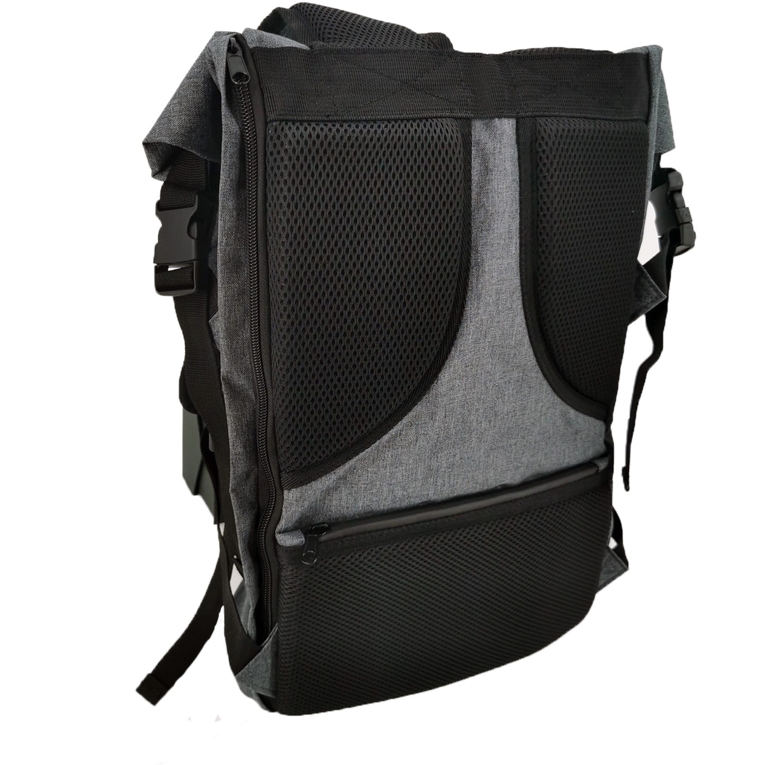 Alumaxx Rucksack Grau Polyester 17 Zoll USB 42 cm