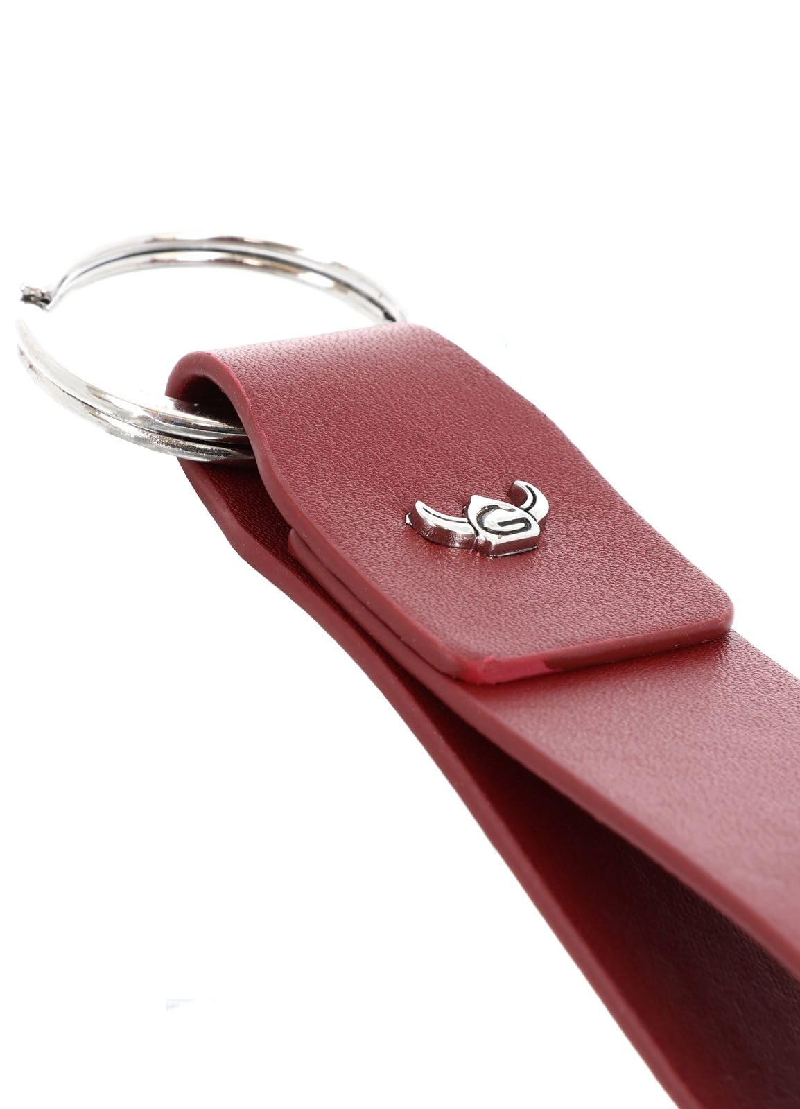 Golden Head Polo 5158 Schluesselanhaenger Rot Rindsleder