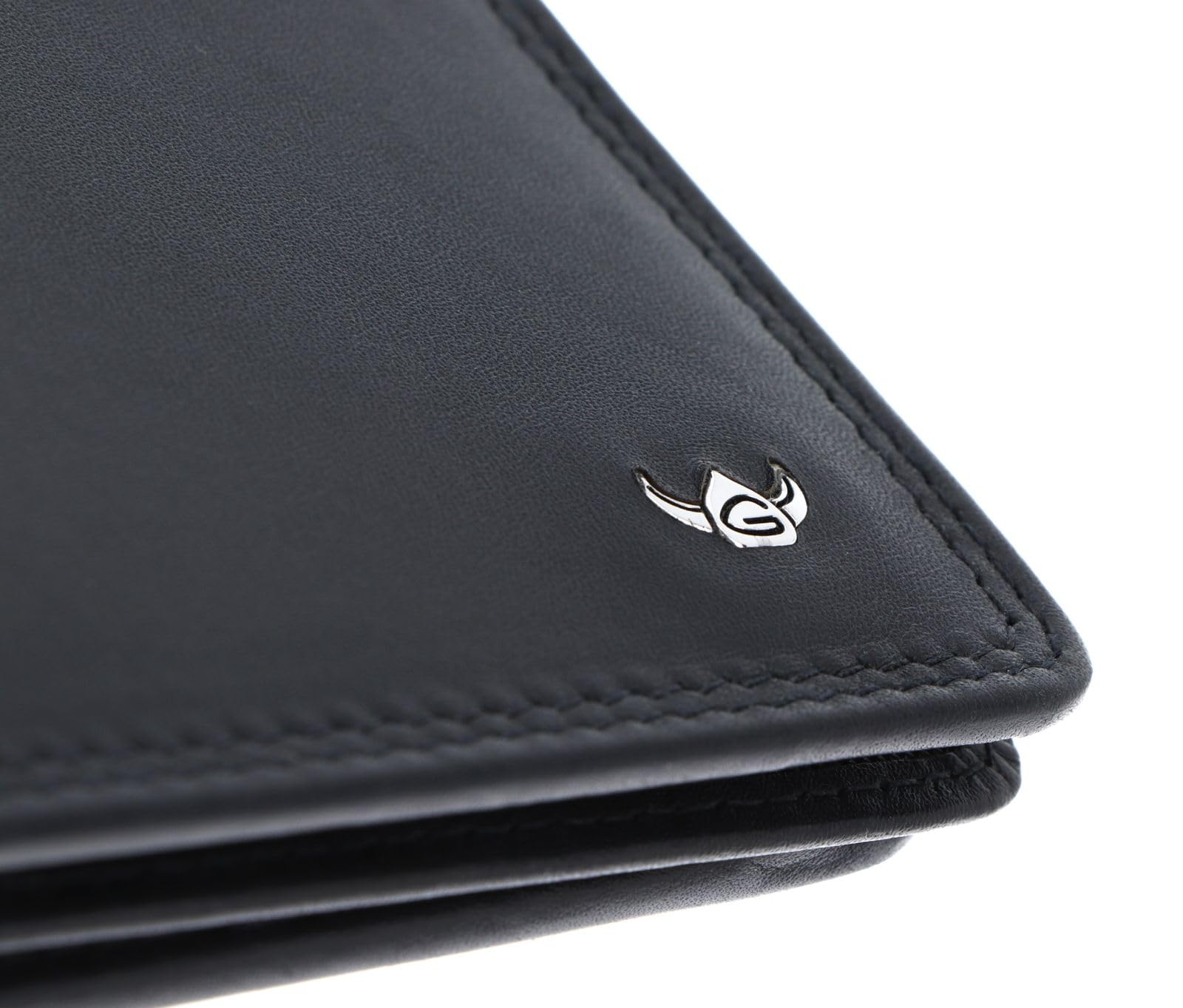 Golden Head Polo 1420 Scheintasche Leder Schwarz RFID