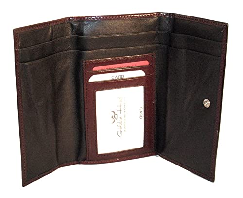 Golden Head Colorado Bügelbörse 14 cm Schwarz Leder