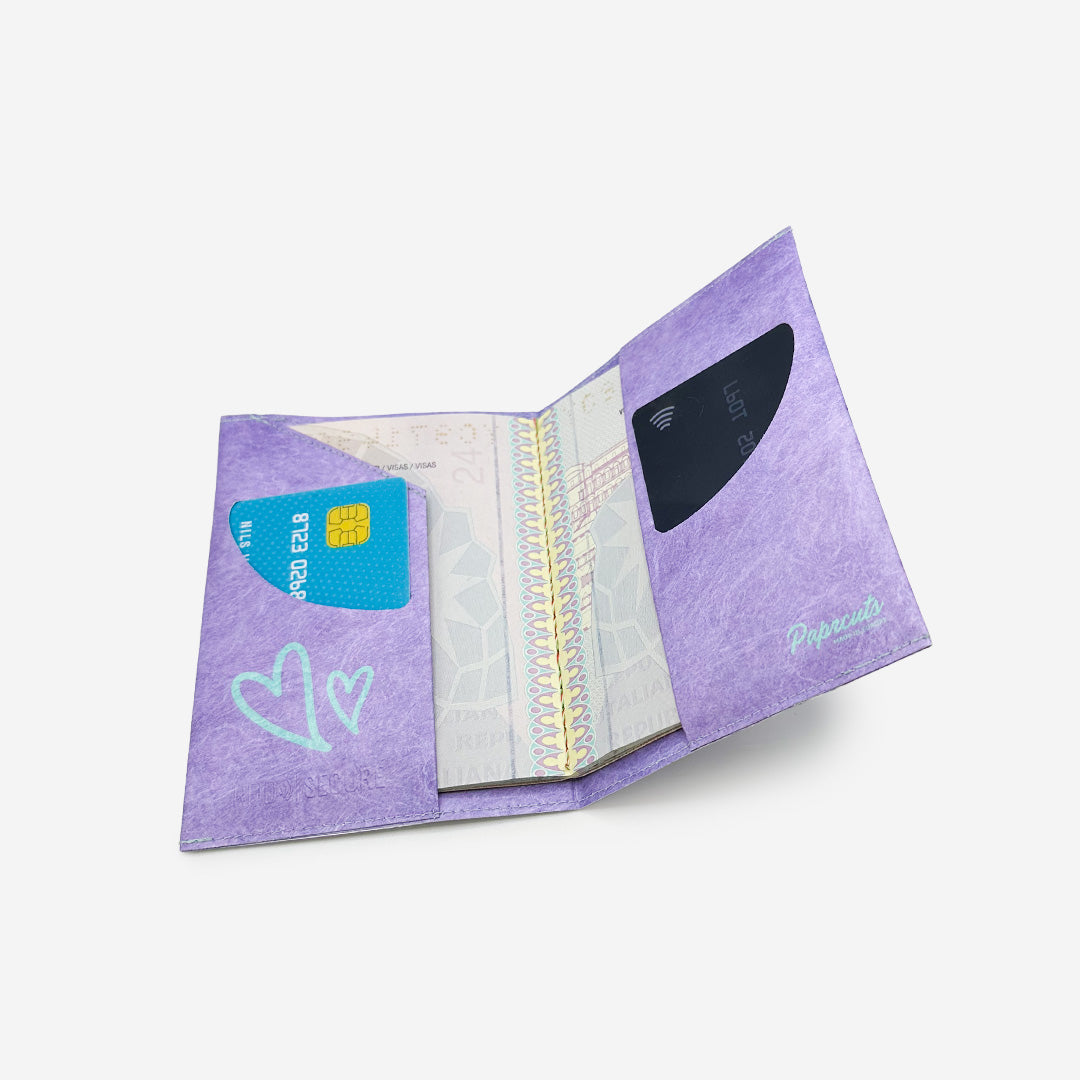 Paprcuts RFID Reisepasscover Reisepasshülle Liebe & So Tyvek vegan