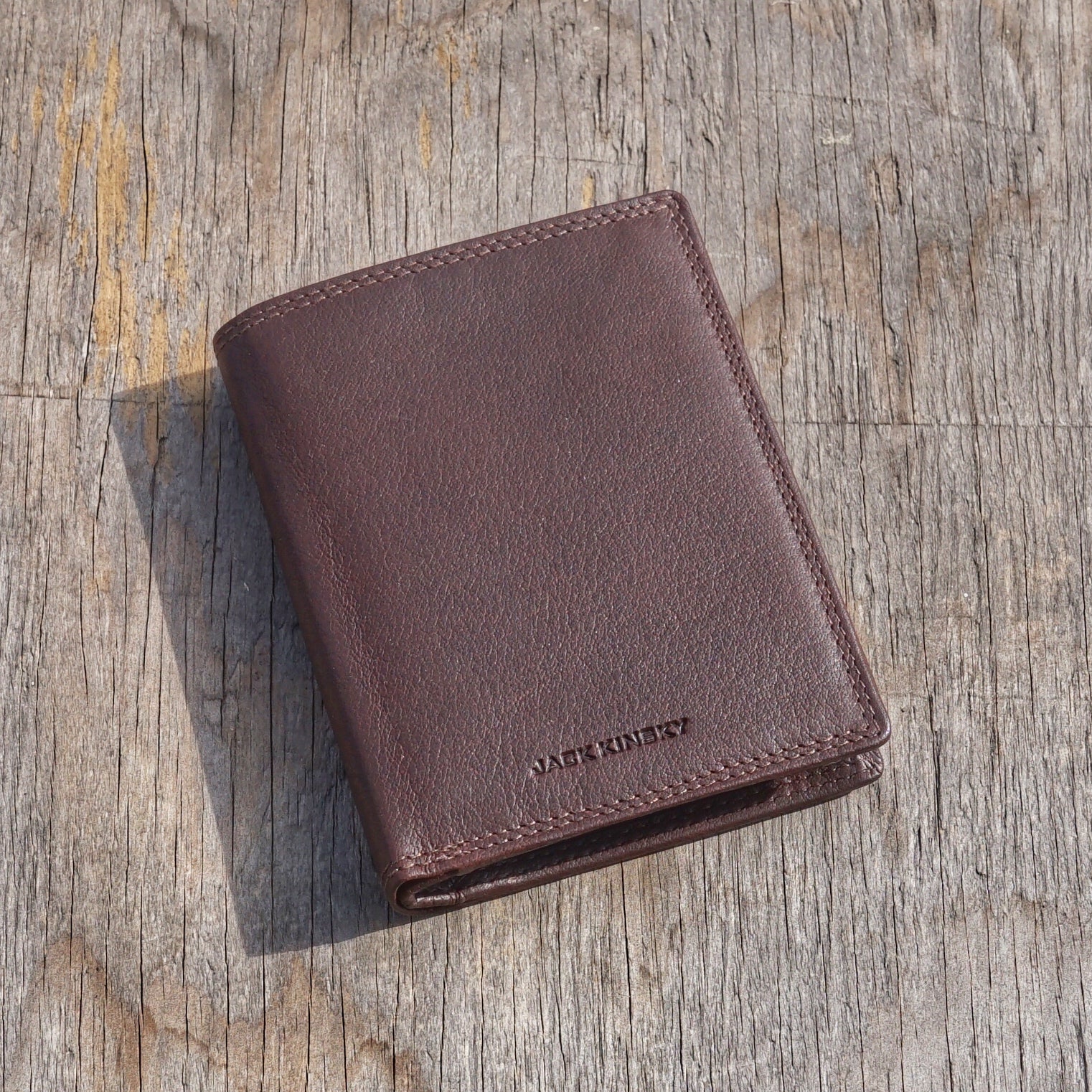 Jack Kinsky Porto 100 Herrenbörse Cognac RFID