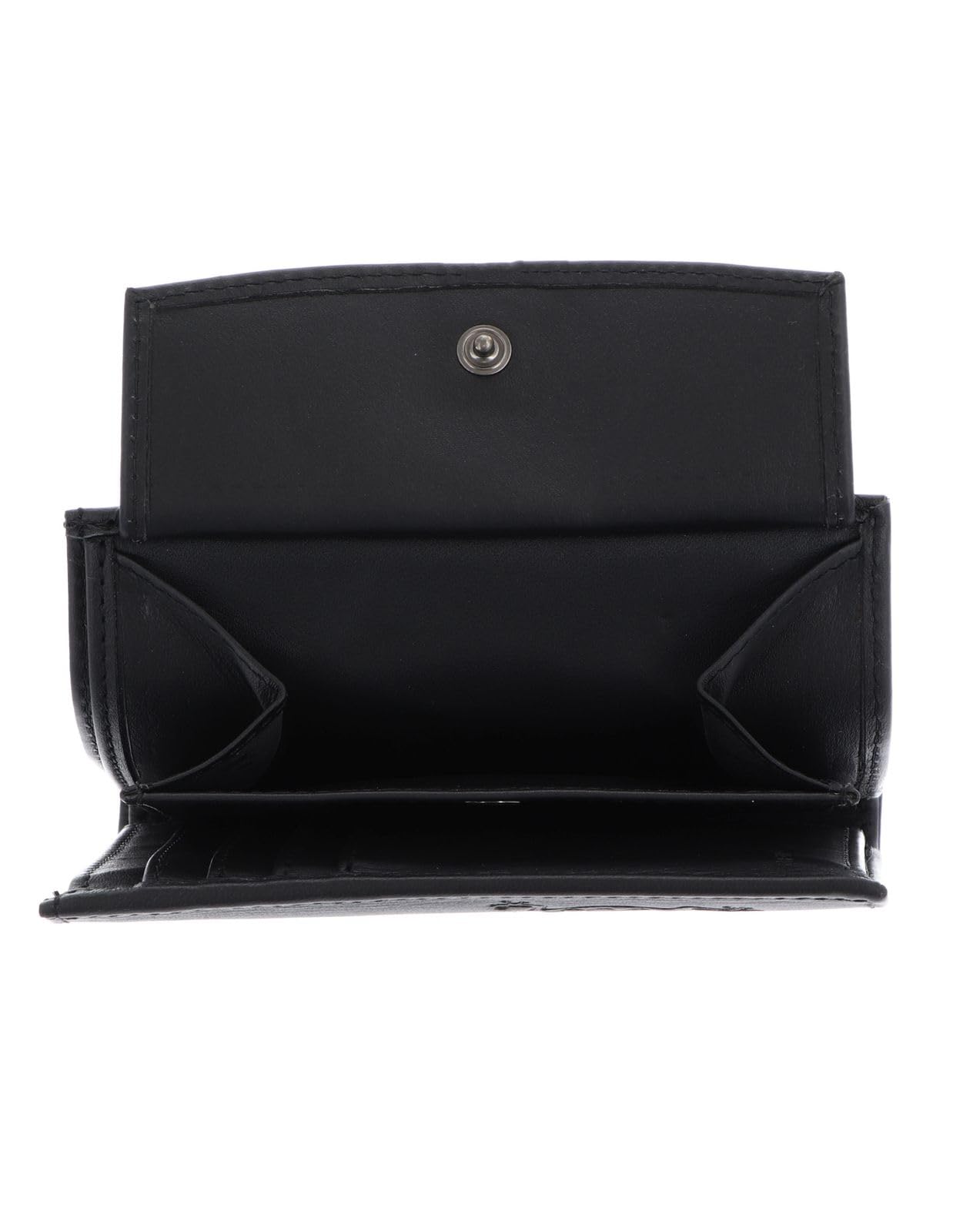 oxmox Leather Peace Kombibörse Schwarz RFID Hochformat