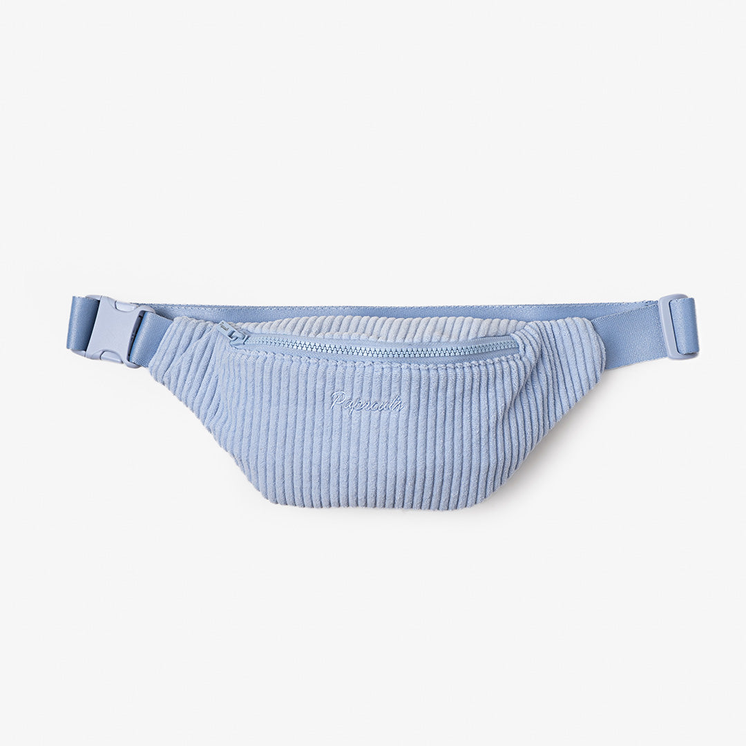 Paprcuts Valencia Capri Bauchtasche Pastellblau Cord vegan
