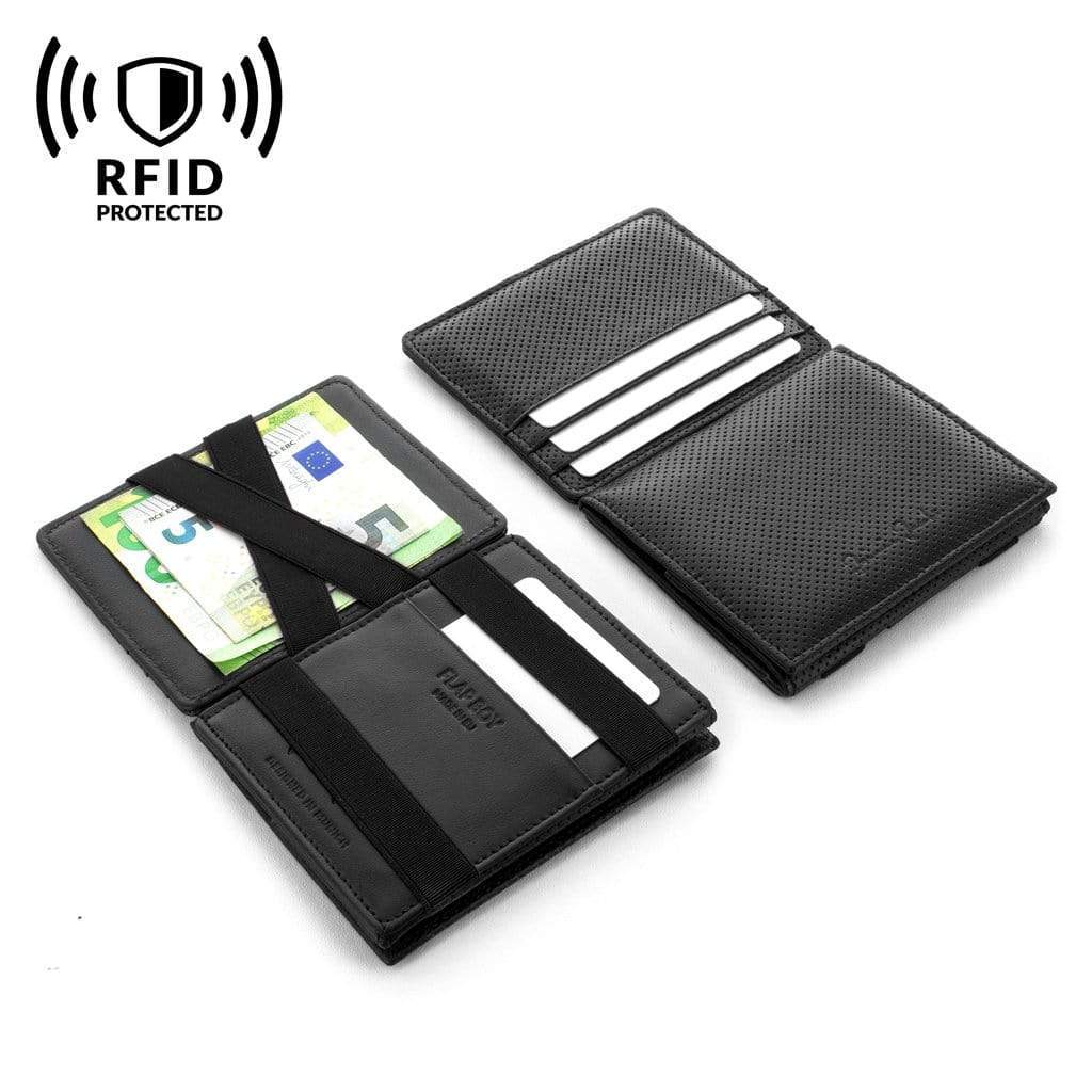 Jaimie Jacobs Flap Boy Geldbörse Cognac mit Münzfach RFID