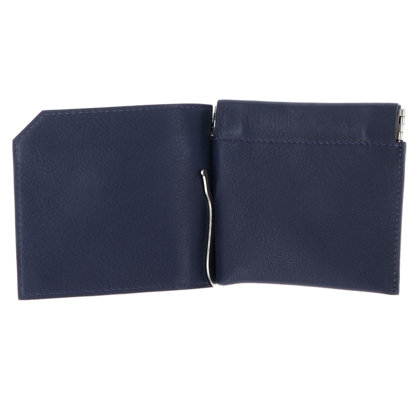 Golden Head Capri 1960 Geldklammer Blau Leder