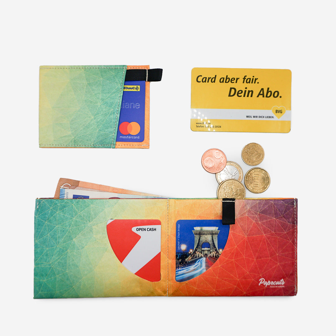 Paprcuts RFID PRO Wallet Diamond Dawn Geldbeutel RFID-Schutz vegan