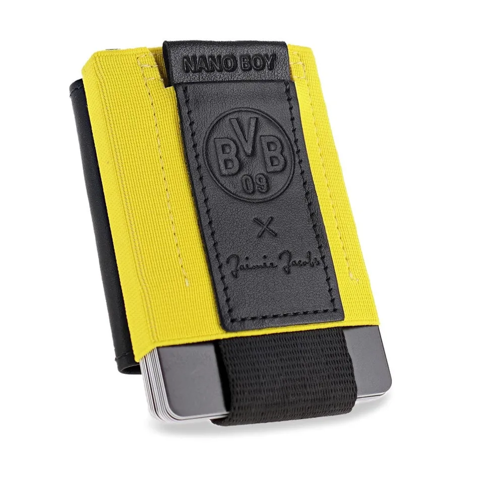 Jaimie Jacobs Nano Boy Pocket BVB Mini Geldbörse Leder