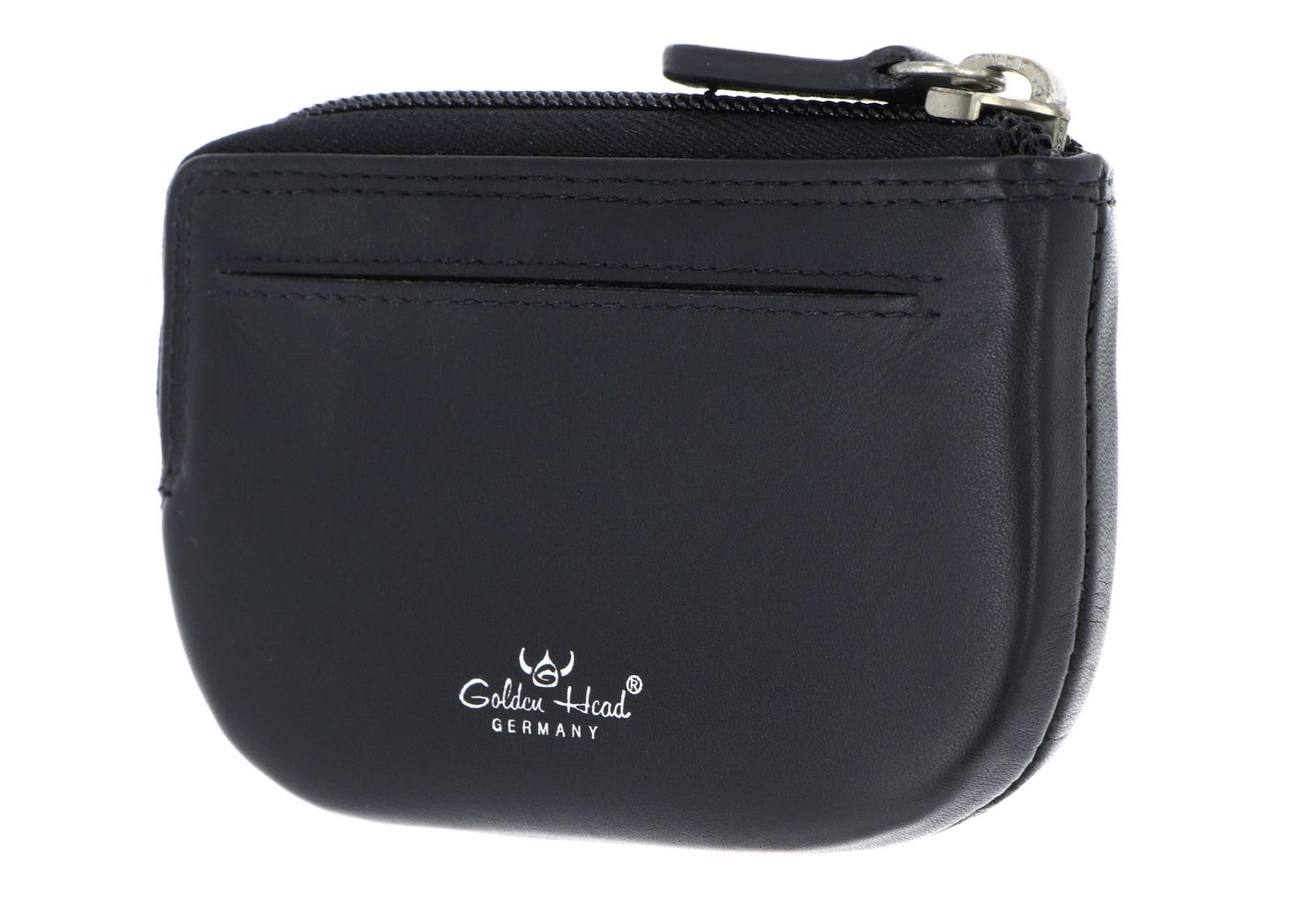 Golden Head Polo 5106 Schlüsseletui Schwarz Rindsleder mit Kartenfach