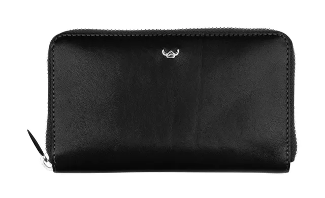 Golden Head Colorado Wallet Geldbörse Schwarz RFID Querformat