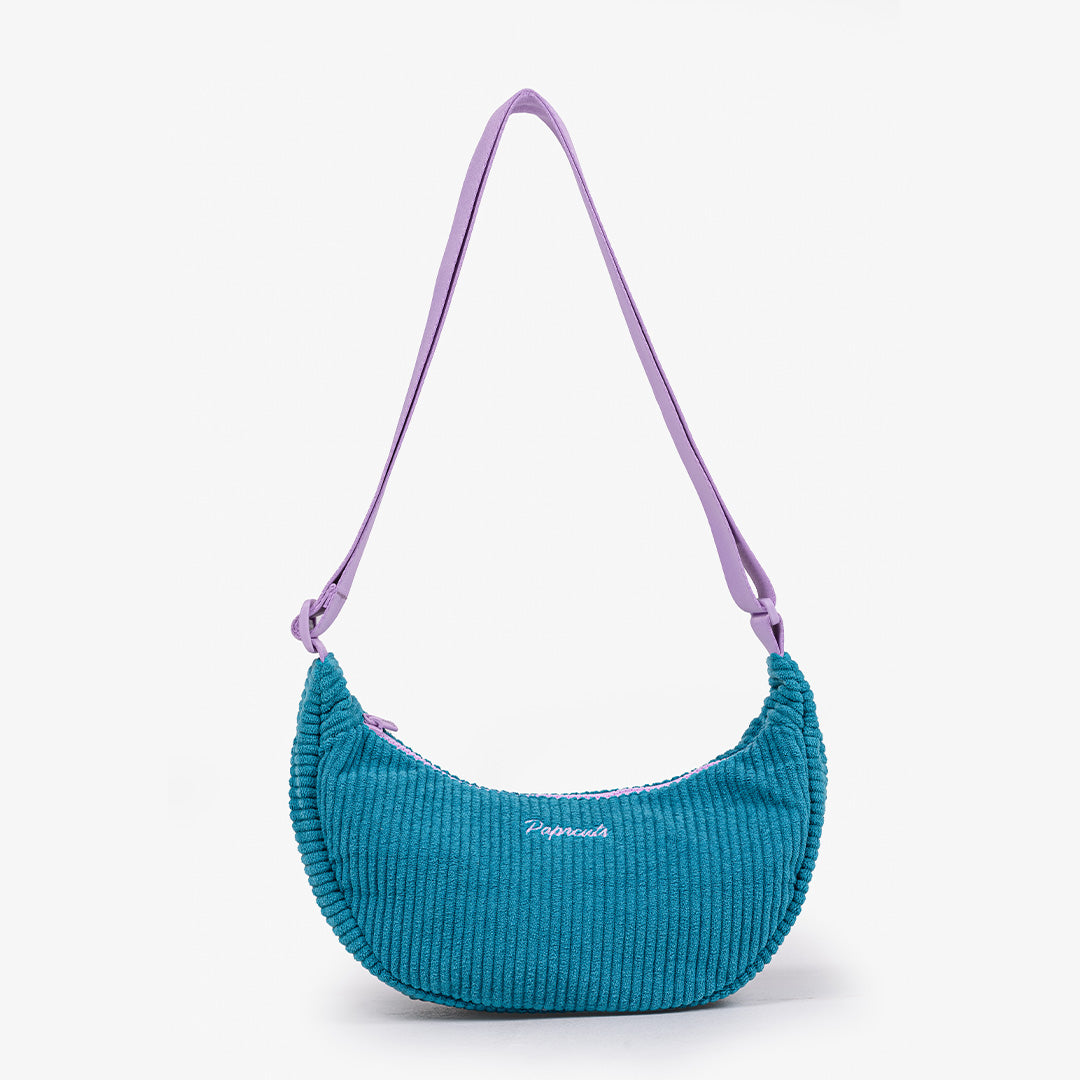 Paprcuts Valencia Roundbag Cord Petrol Violet vegan