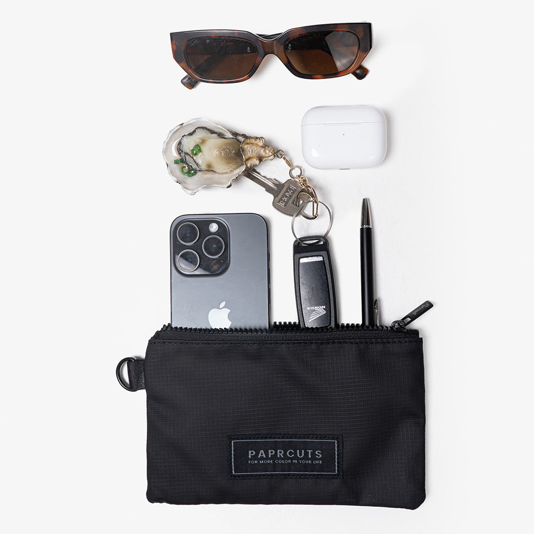 Paprcuts Oslo Organizer Pouch Black Ripstop