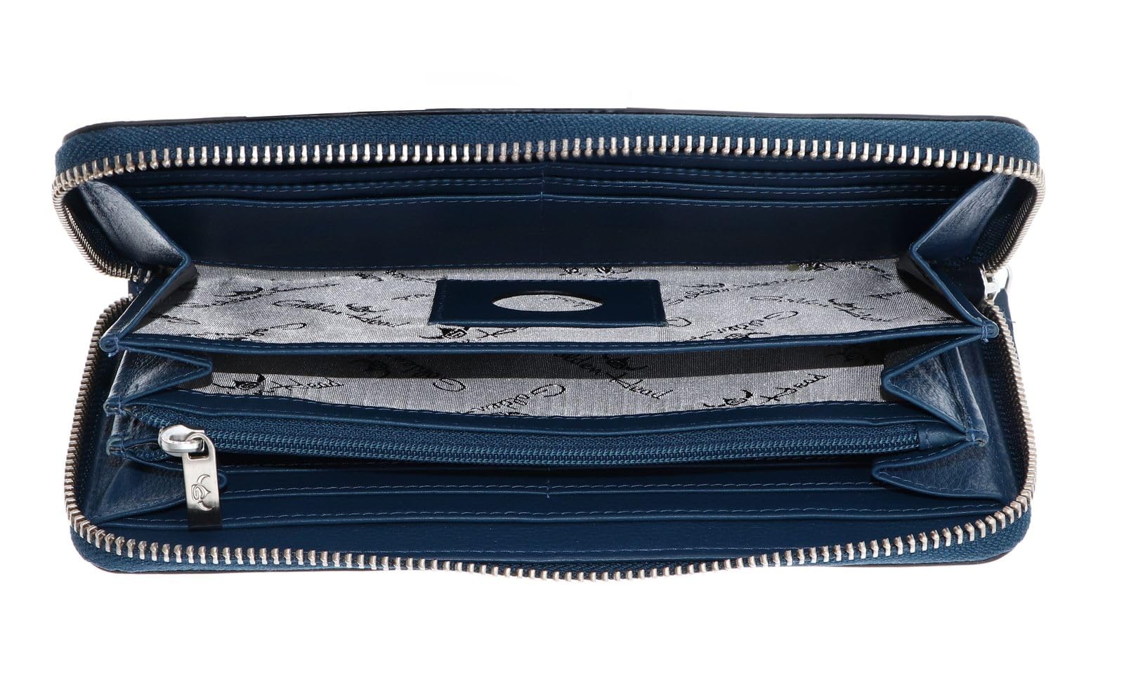 Golden Head Carrara 2822 Damenbörse Blau RFID 14 Karten