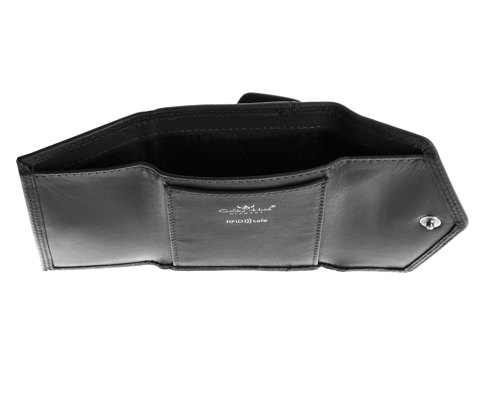 Golden Head Polo 1079 Geldbörse Schwarz RFID Münzfach