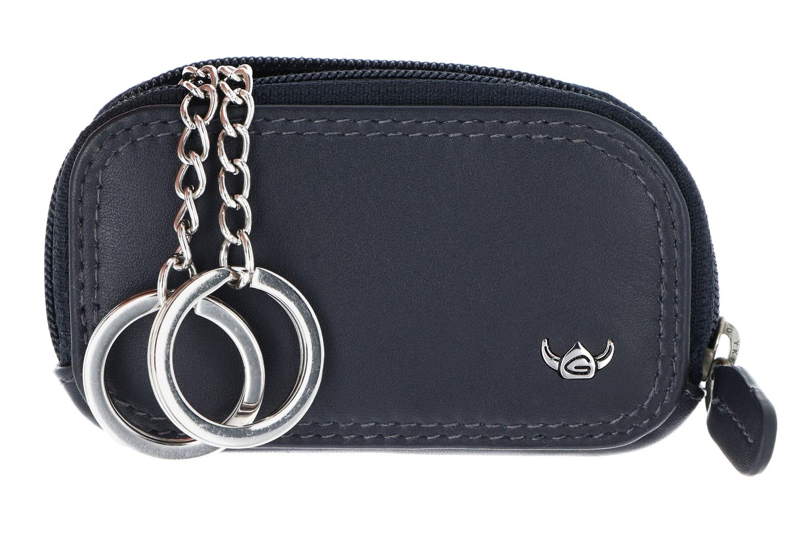 Golden Head Polo Zipped Key Case Schluesselmaeppchen Marineblau
