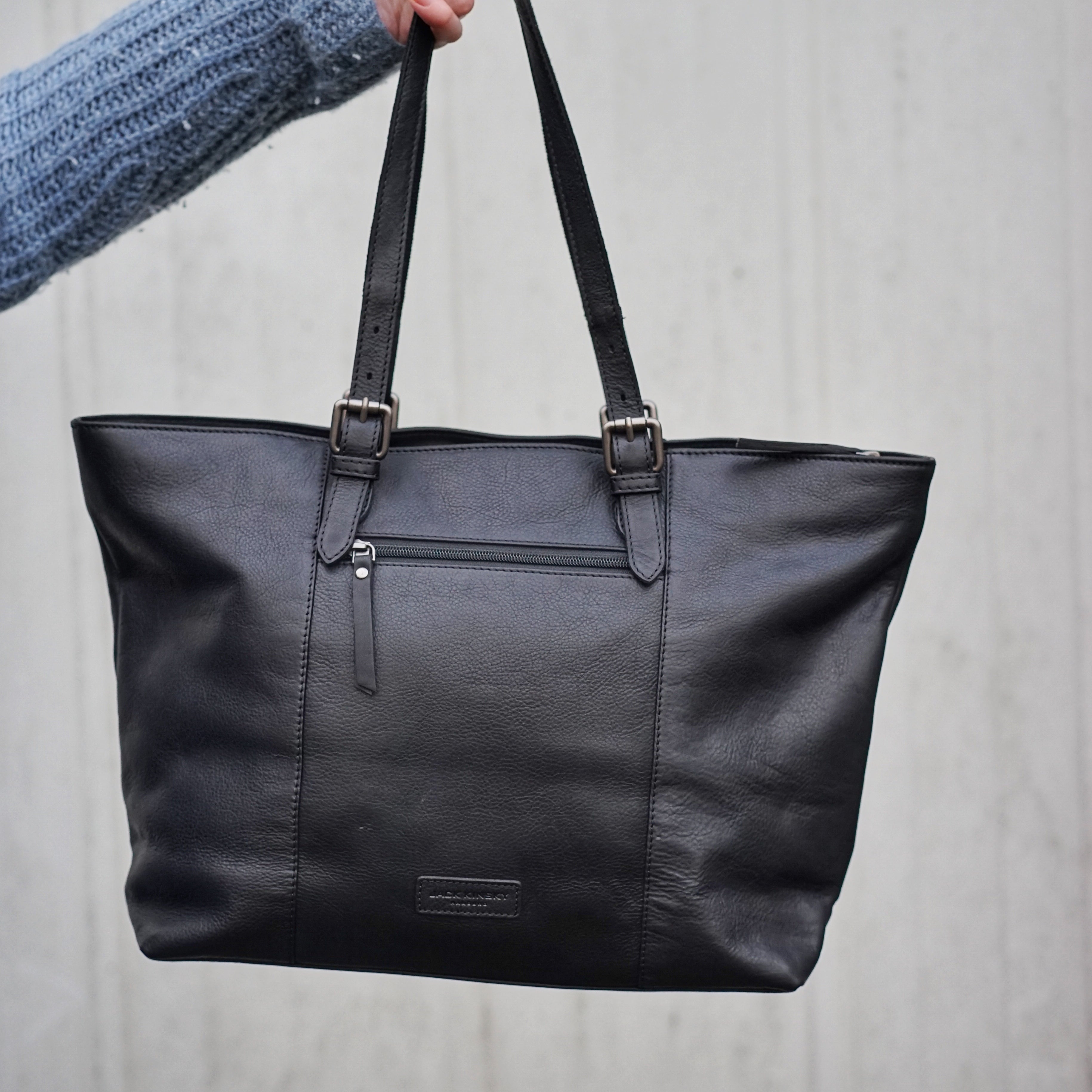 Jack Kinsky Montreal 25N Shoppertasche Cognac Rindleder
