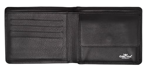 Golden Head Polo Scheintasche Schwarz Leder 12x10 cm Herren