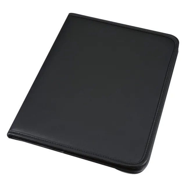 Alumaxx Savona Schreibmappe A4 Schwarz Kunstleder Block