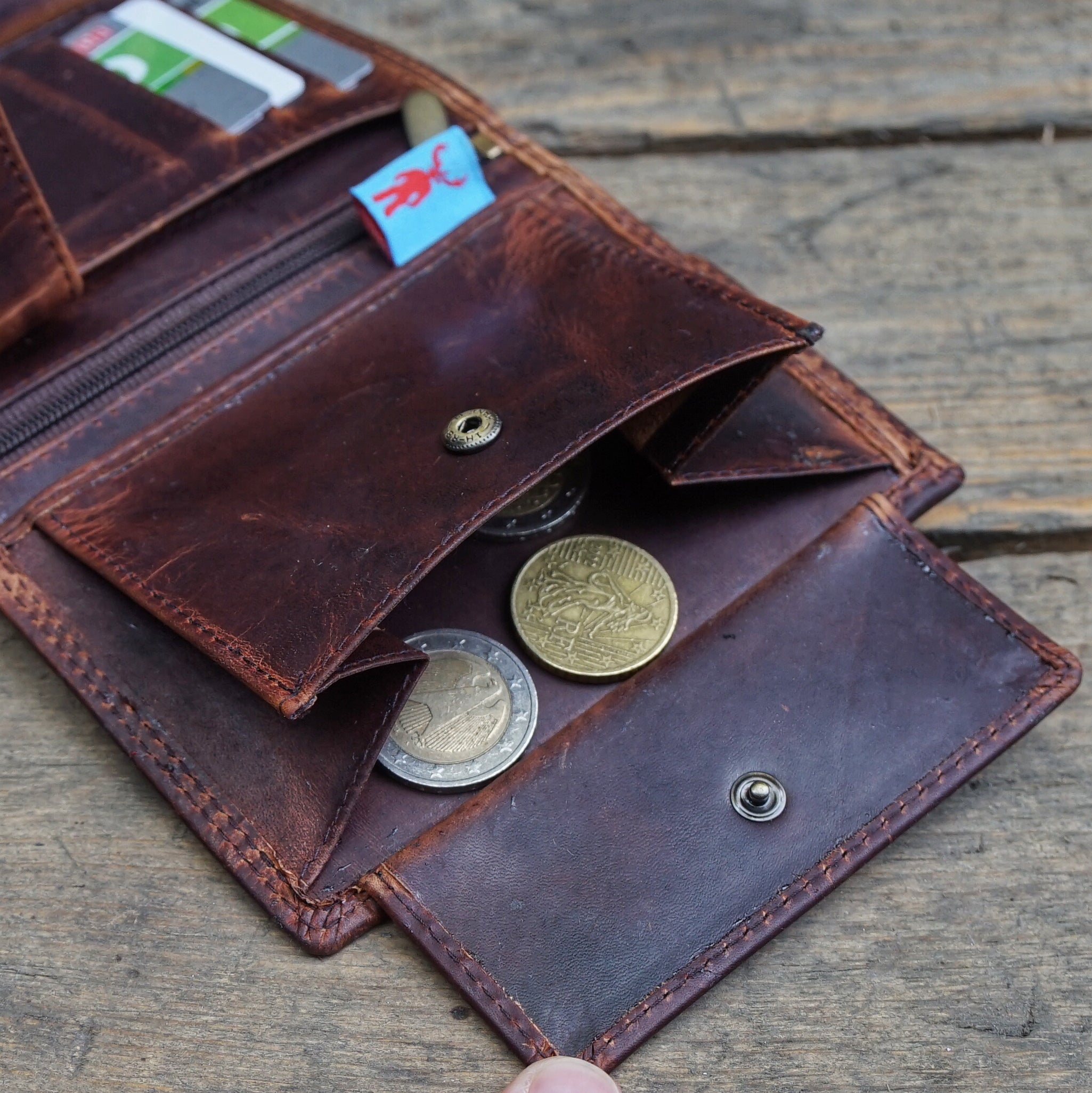 Jack Kinsky Monterey 100 Herrenbörse Cognac RFID