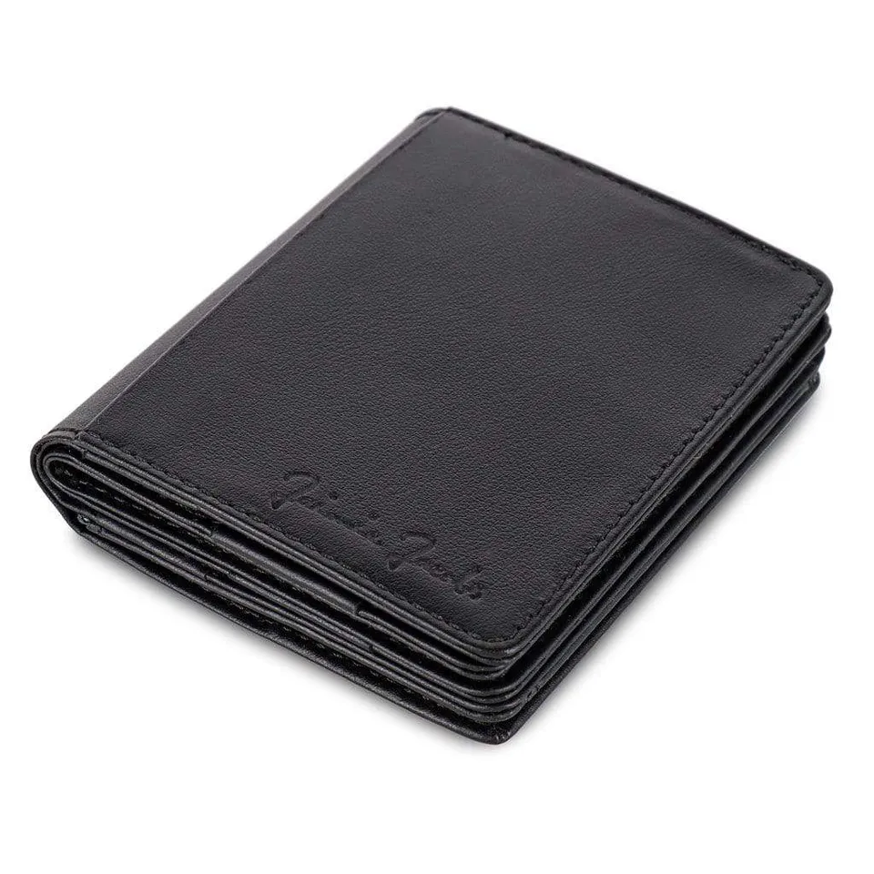 Jaimie Jacobs Flapstar Magic Wallet Geldbörse Schwarz Münzfach