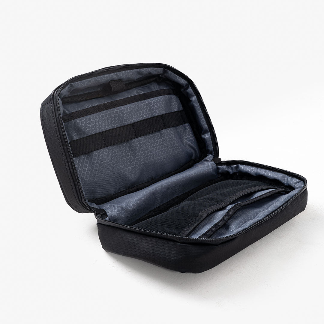 Paprcuts Oslo Organizer Black Ripstop Kulturbeutel 24 cm