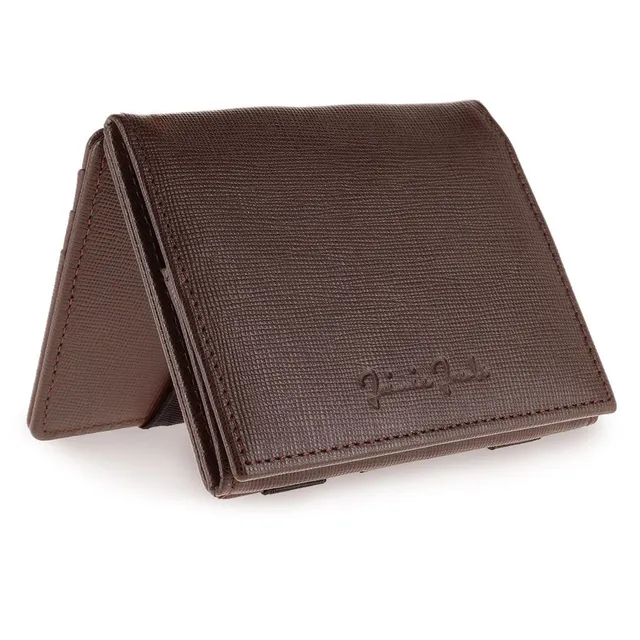 Jaimie Jacobs Flap Boy Geldbörse Cognac mit Münzfach RFID