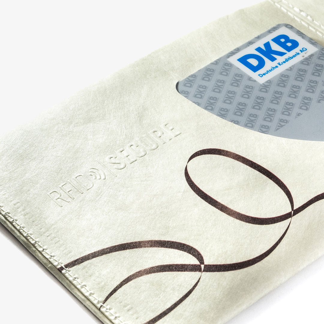 Paprcuts RFID Wallet Portemonnaie Set mit Kulturbeutel
