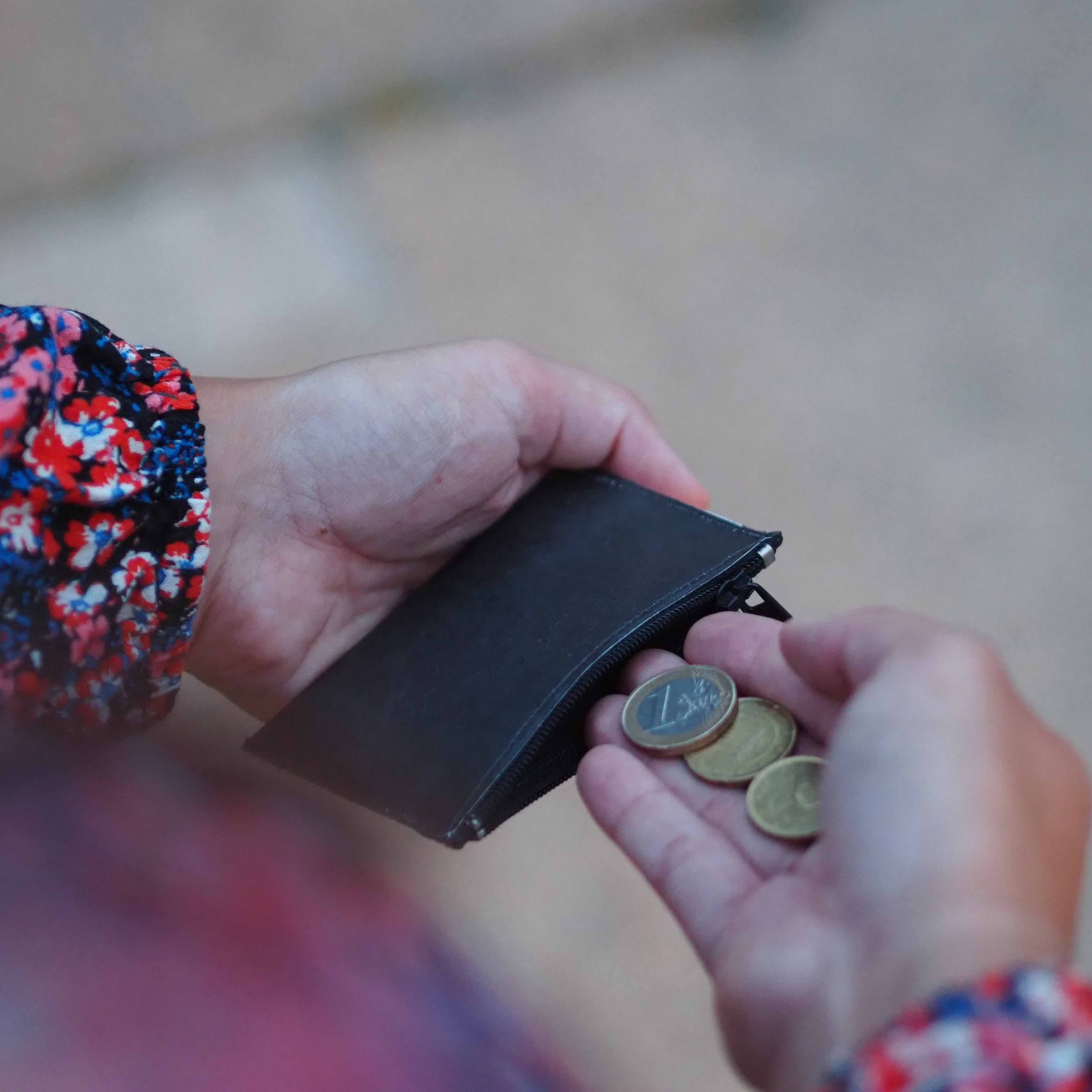 Paprcuts Münzbörse Überraschungsdesign Münzbeutel RFID