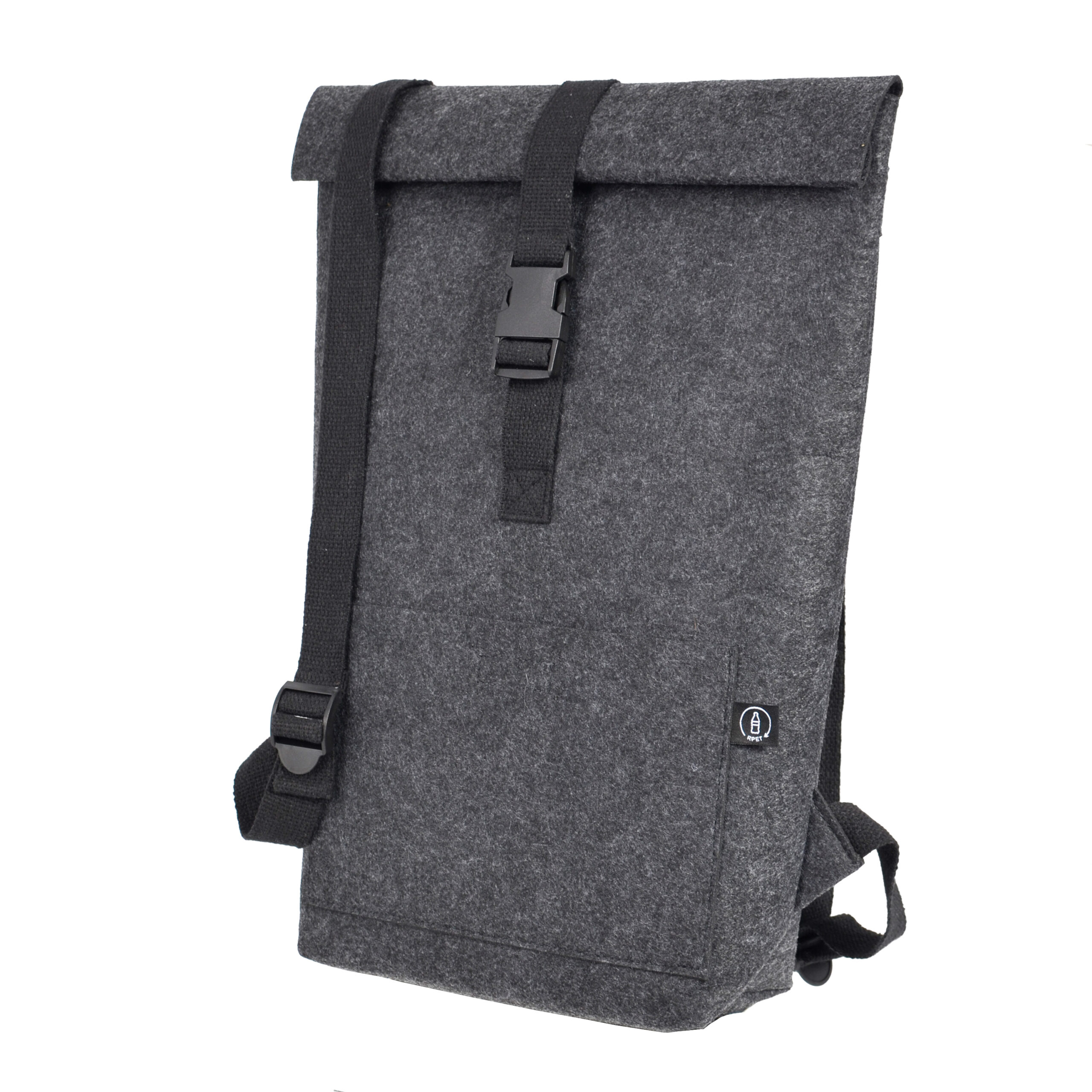 Alumaxx Rolltop-Rucksack RPET 17,3 Zoll Laptopfach