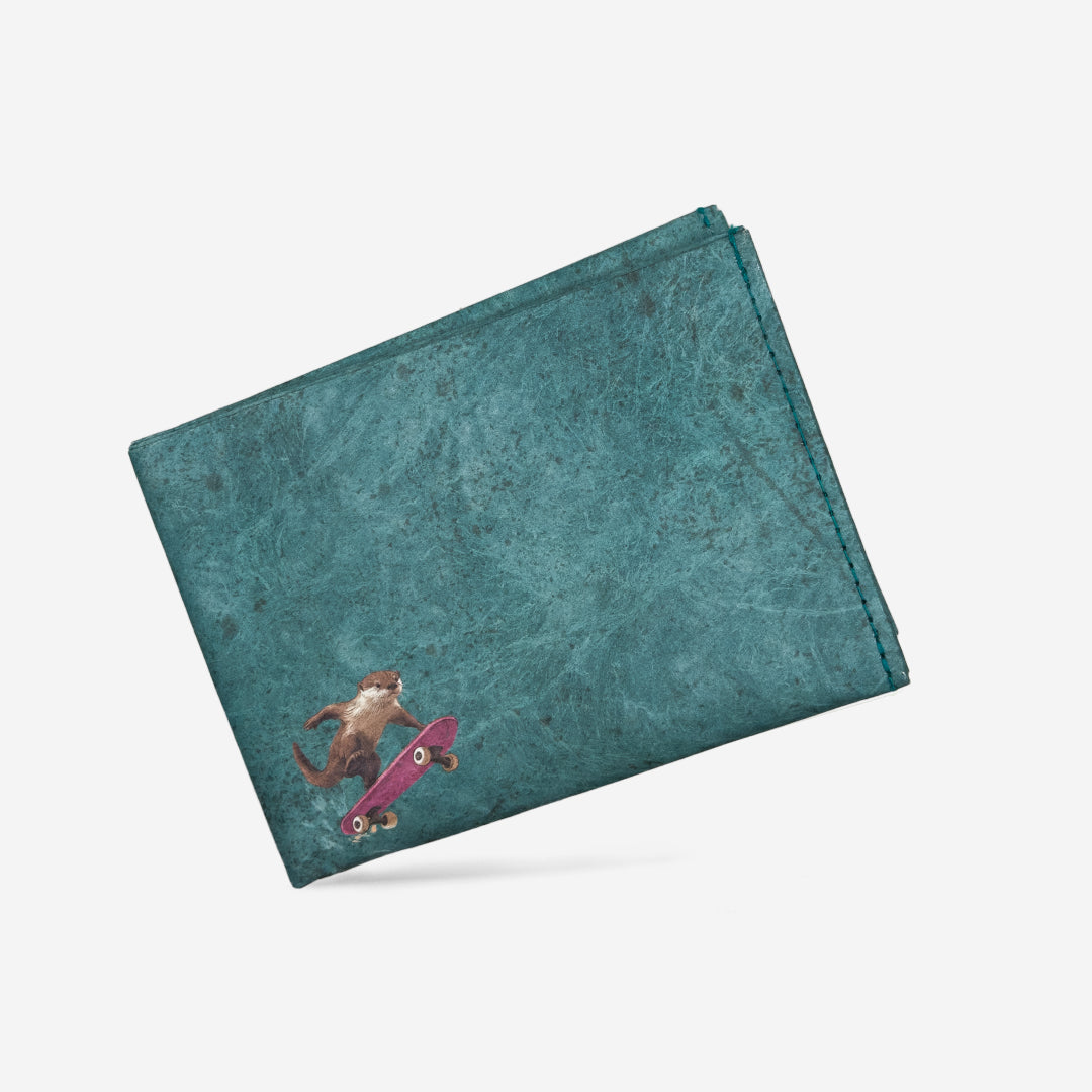 Paprcuts RFID Wallet Ollie the Otter Portemonnaie grün PRO
