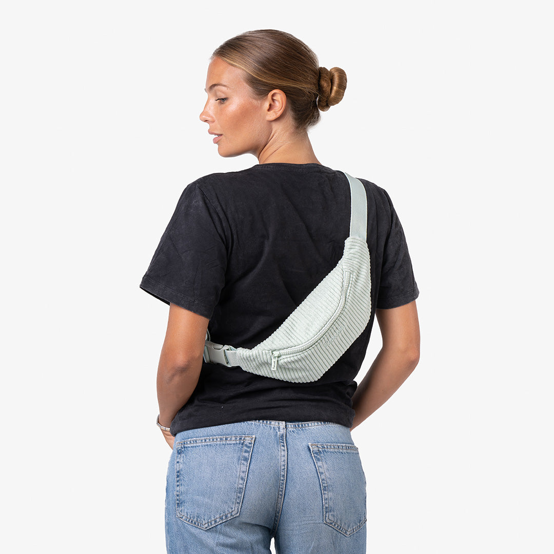 Paprcuts Valencia Capri Bauchtasche Mintgrün Cord wasserabweisend