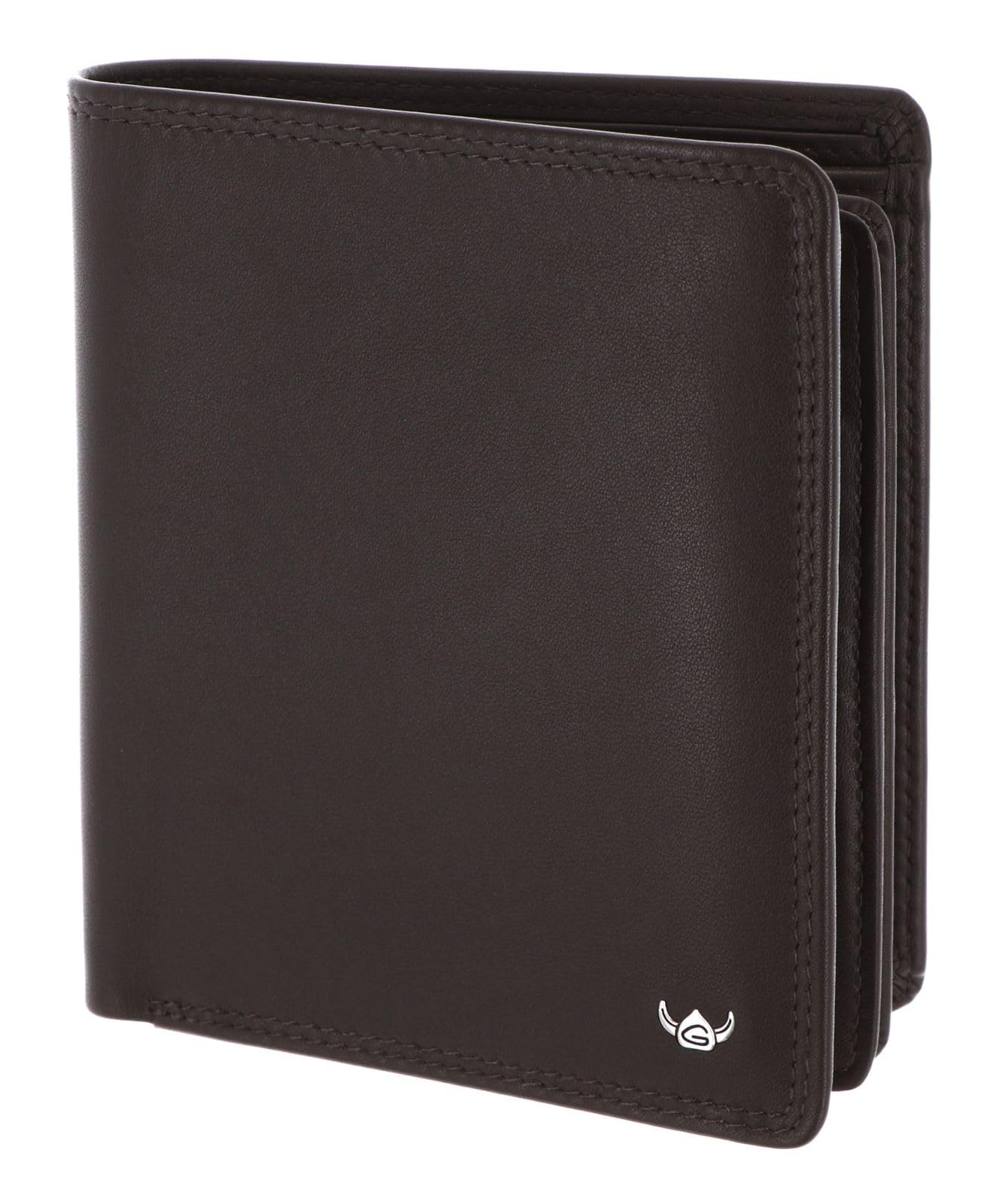 Golden Head Polo 1231 Geldbörse Leder Dunkelbraun RFID 21 Karten