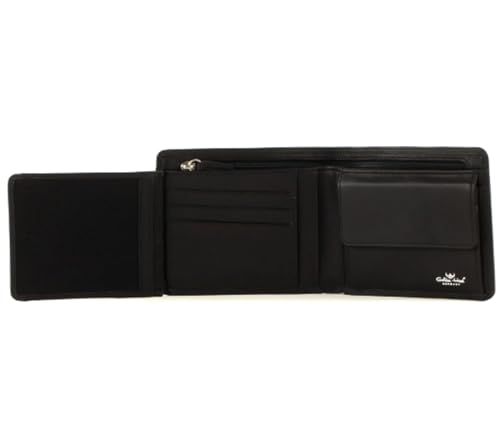 Golden Head Polo Scheintasche Geldbörse 12 cm schwarz Leder