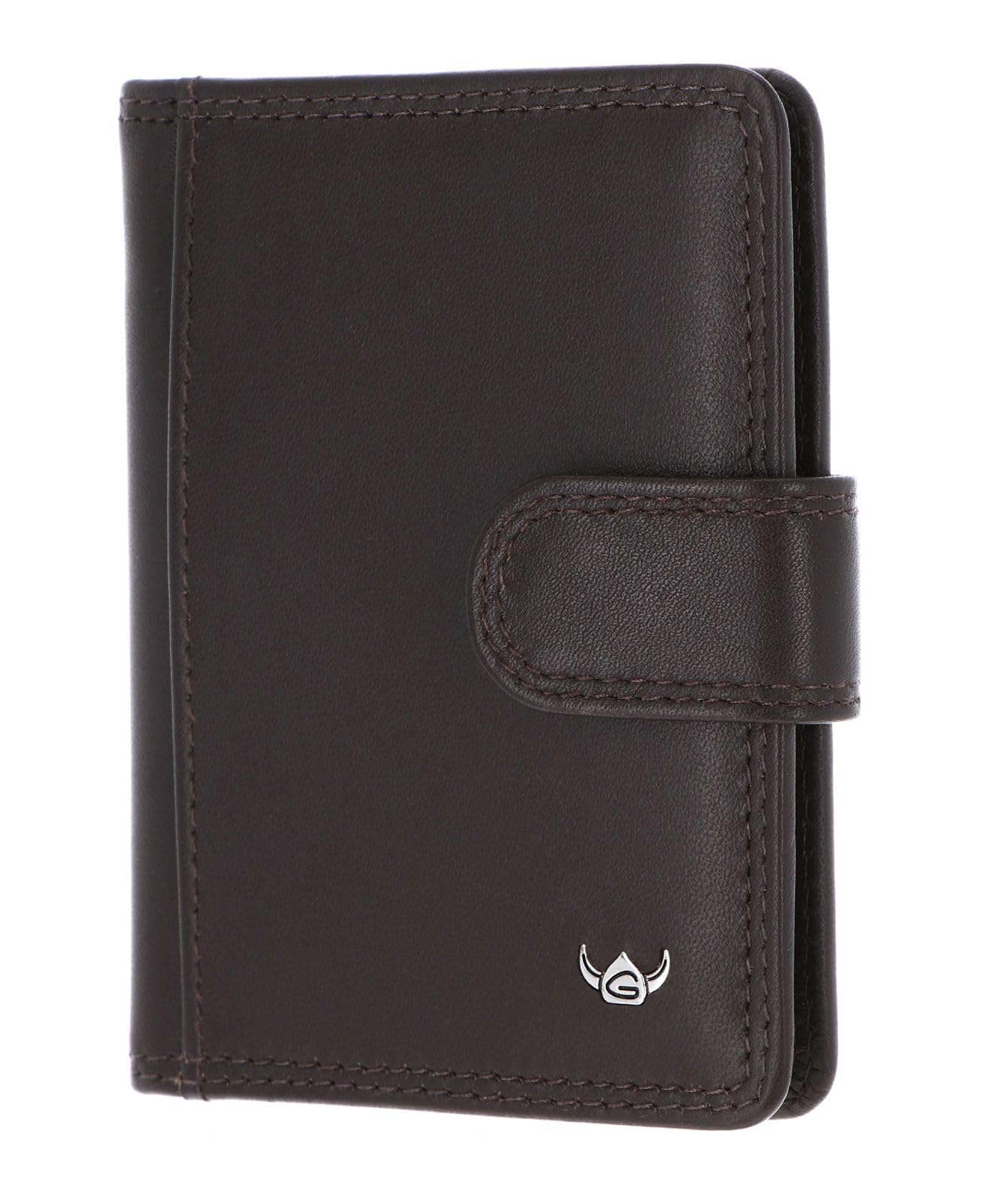 Golden Head Polo 4516 Kartenetui Dunkelbraun RFID Riegel
