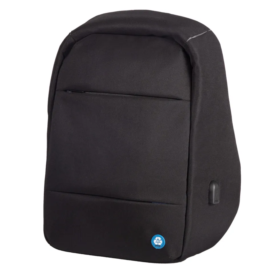 Alumaxx Antigua Rucksack schwarz RPET USB
