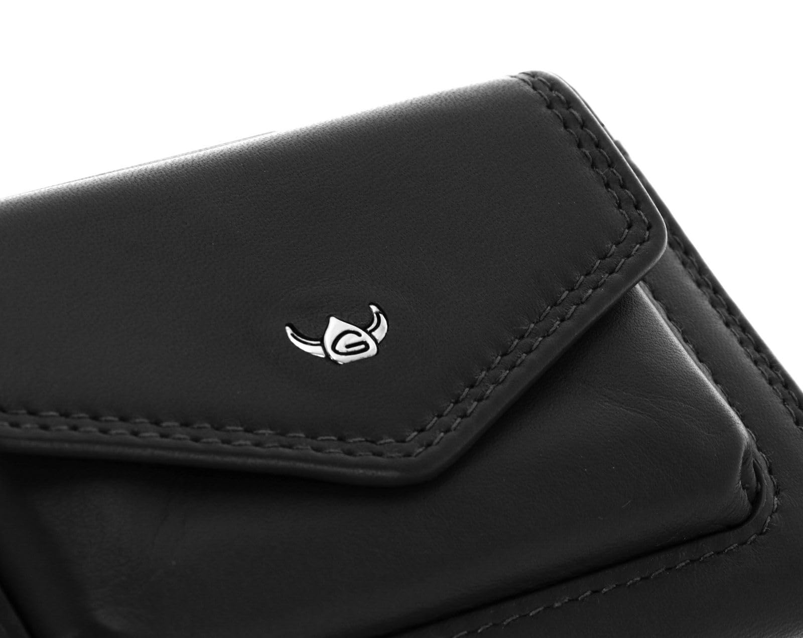 Golden Head Polo 1079 Geldbörse Schwarz RFID Münzfach