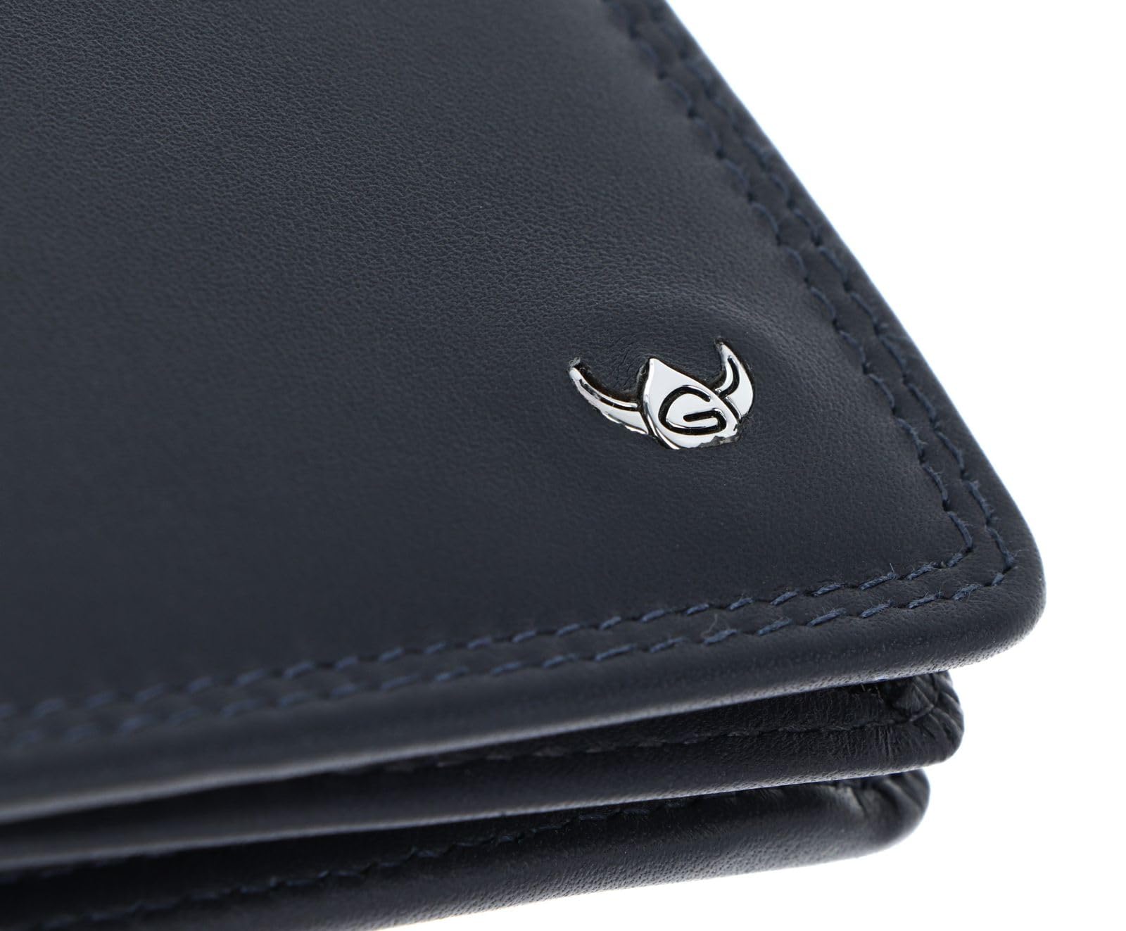 Golden Head Polo 1196 Minischeintasche Marineblau RFID Leder