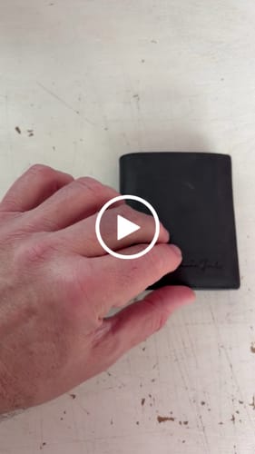 Jaimie Jacobs Slimstar Geldbeutel Leder Schwarz mit Münzfach RFID