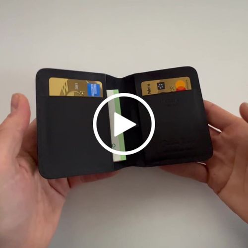 Jaimie Jacobs Magstar Geldbeutel Leder Schwarz Magnet RFID