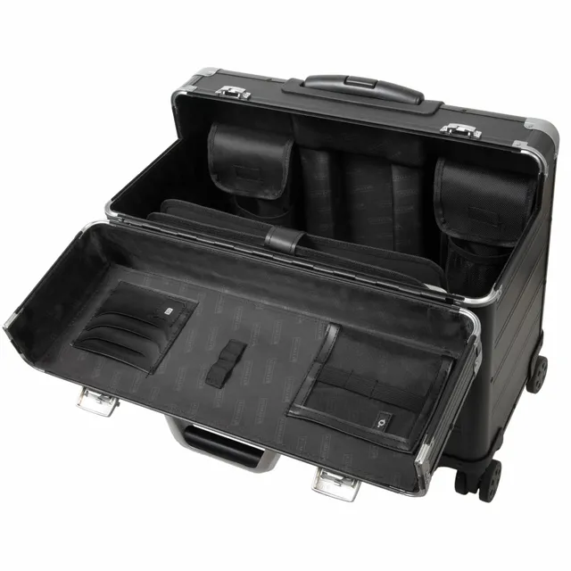 Alumaxx Pandora 45168 Pilotenkoffer schwarz matt Aluminium