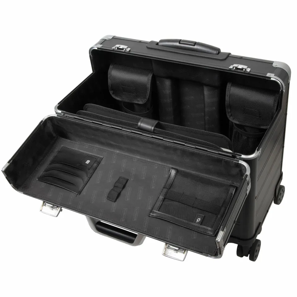 Alumaxx Pandora 45168 Pilotenkoffer schwarz matt Aluminium