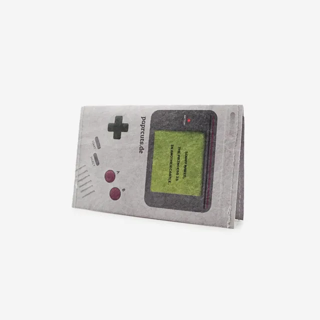 Paprcuts RFID Kartenhalter Game Boy Kartenetui retro vegan