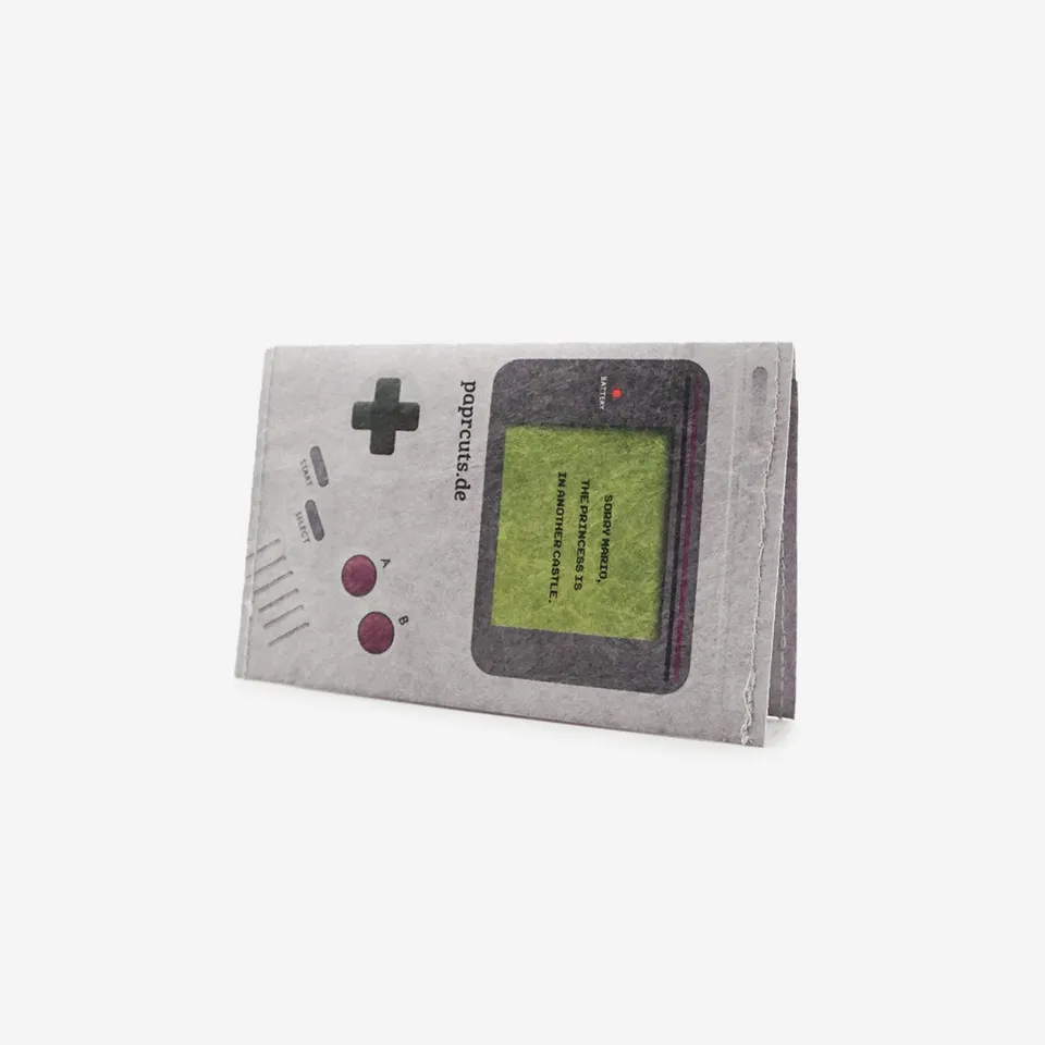 Paprcuts RFID Kartenhalter Game Boy Kartenetui retro vegan
