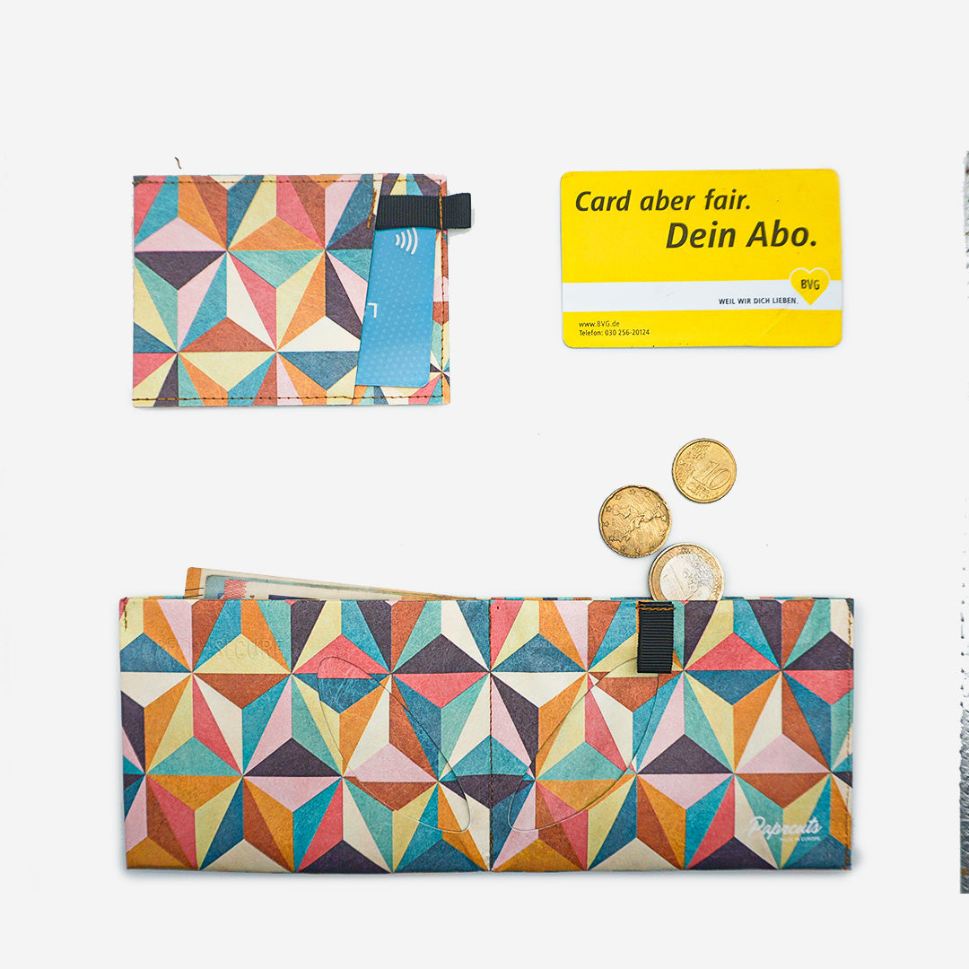 Paprcuts RFID PRO Wallet Abstract Retro Portemonnaie RFID-Schutz