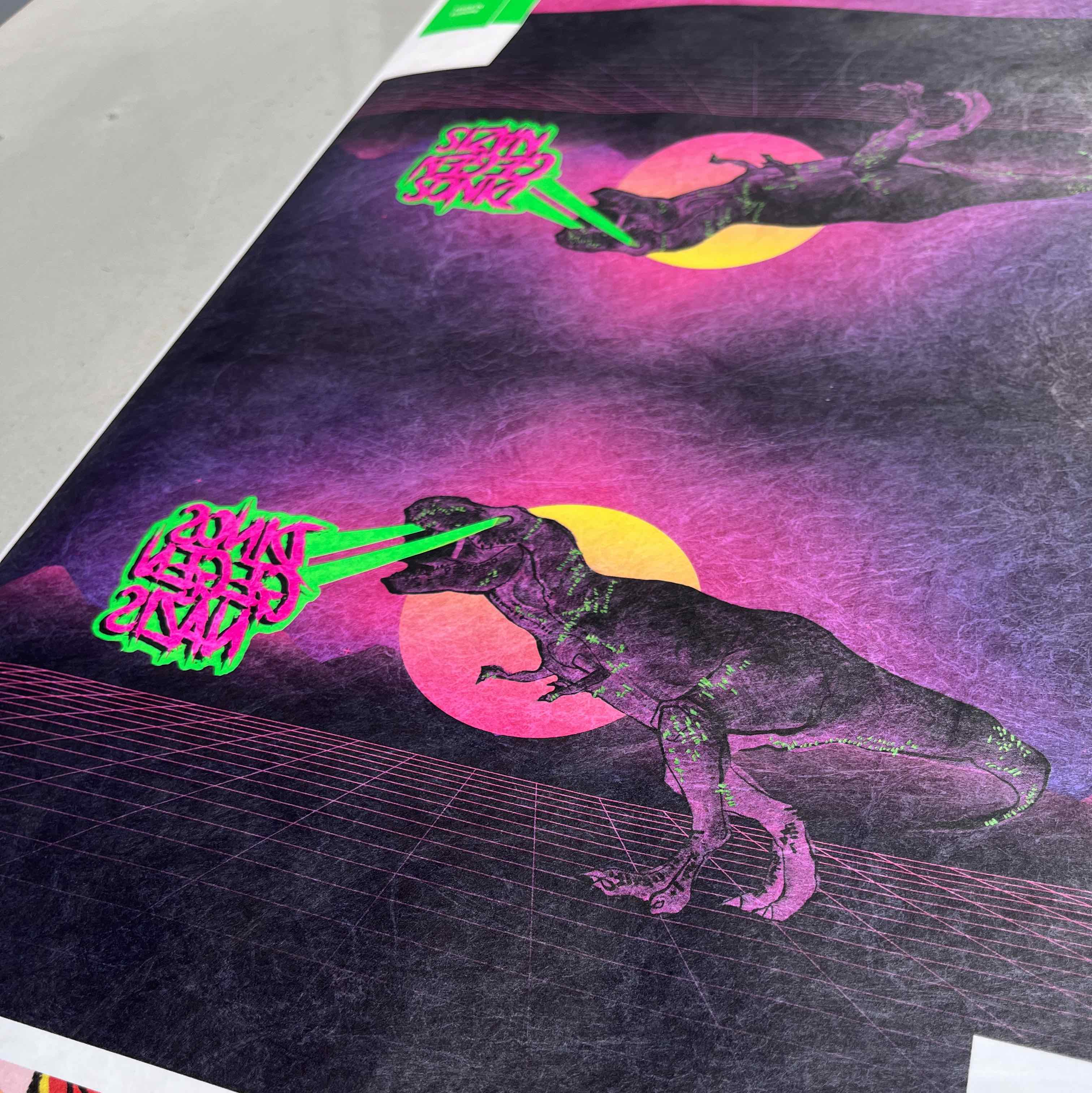 Paprcuts Kulturbeutel Dinos B-Ware Tyvek 26g