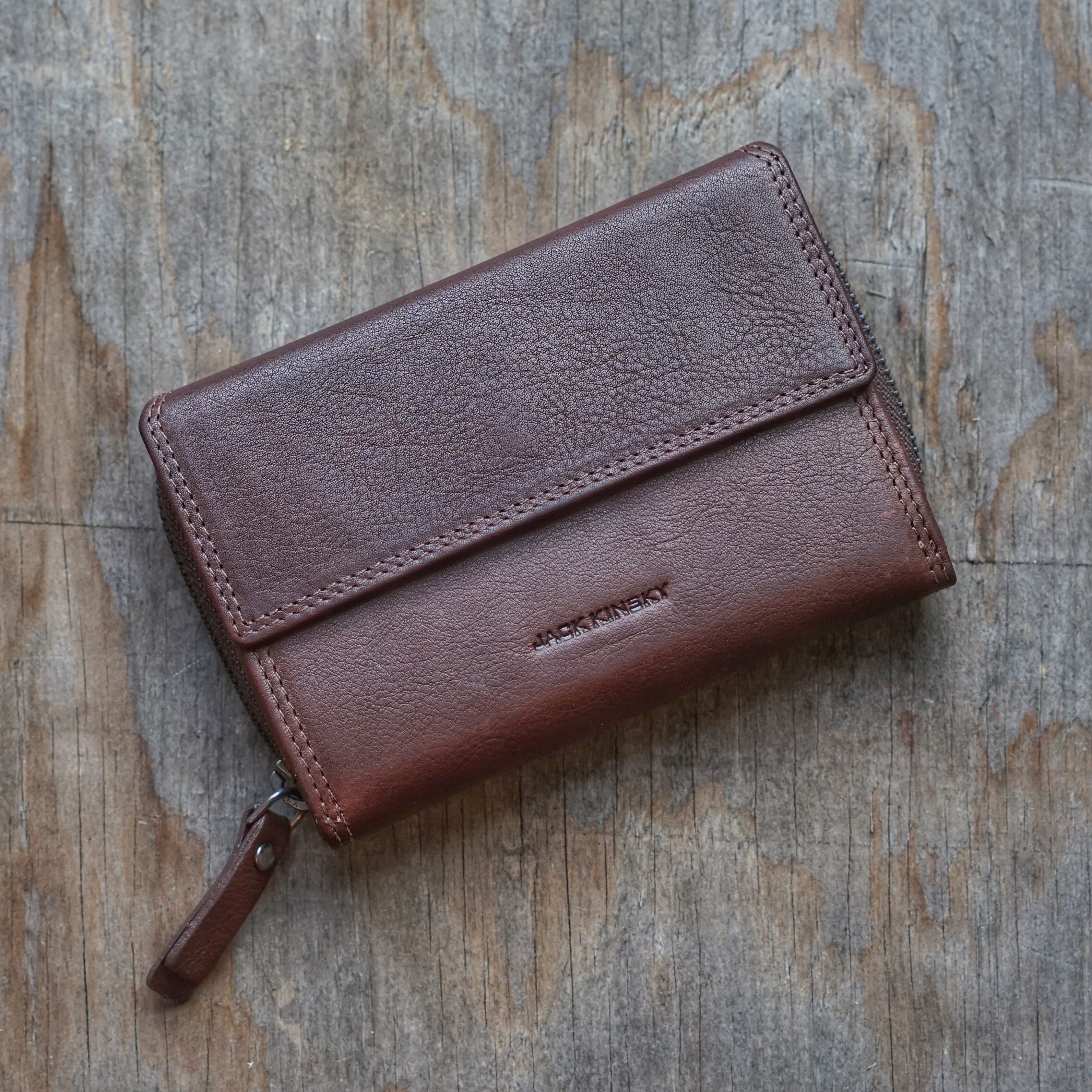 Jack Kinsky Montreal 512N Geldbörse Cognac RFID