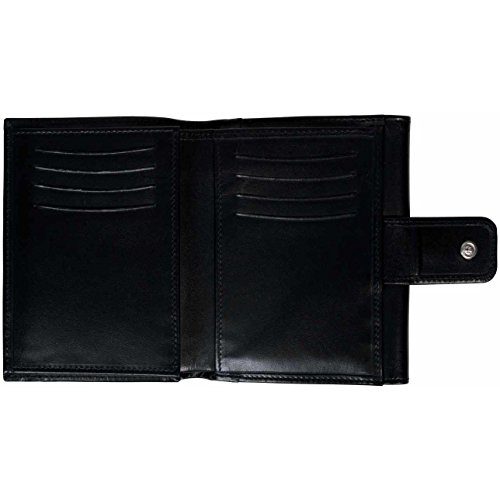 Golden Head Cervino Damenbörse Leder schwarz 12 cm