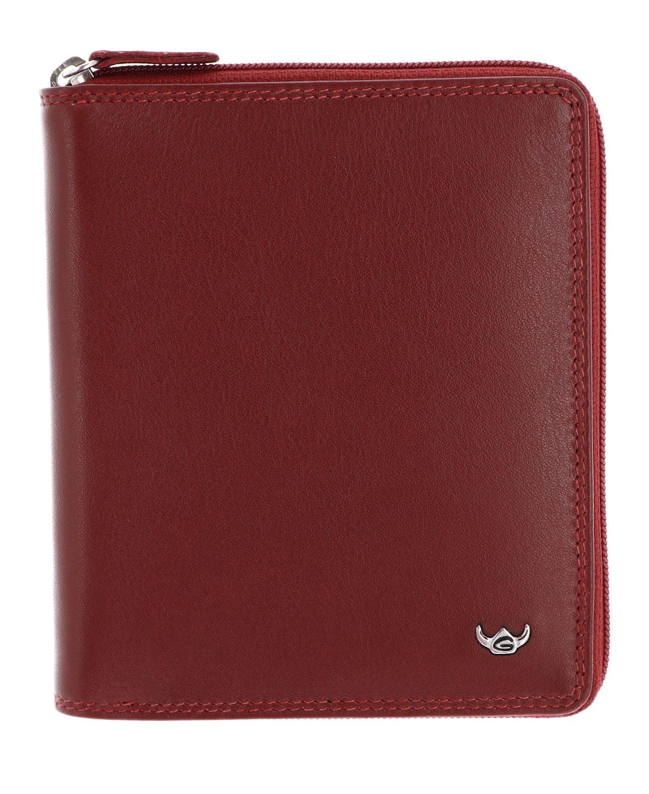Golden Head Polo Kombischeintasche 3302 Rot RFID Rindsleder