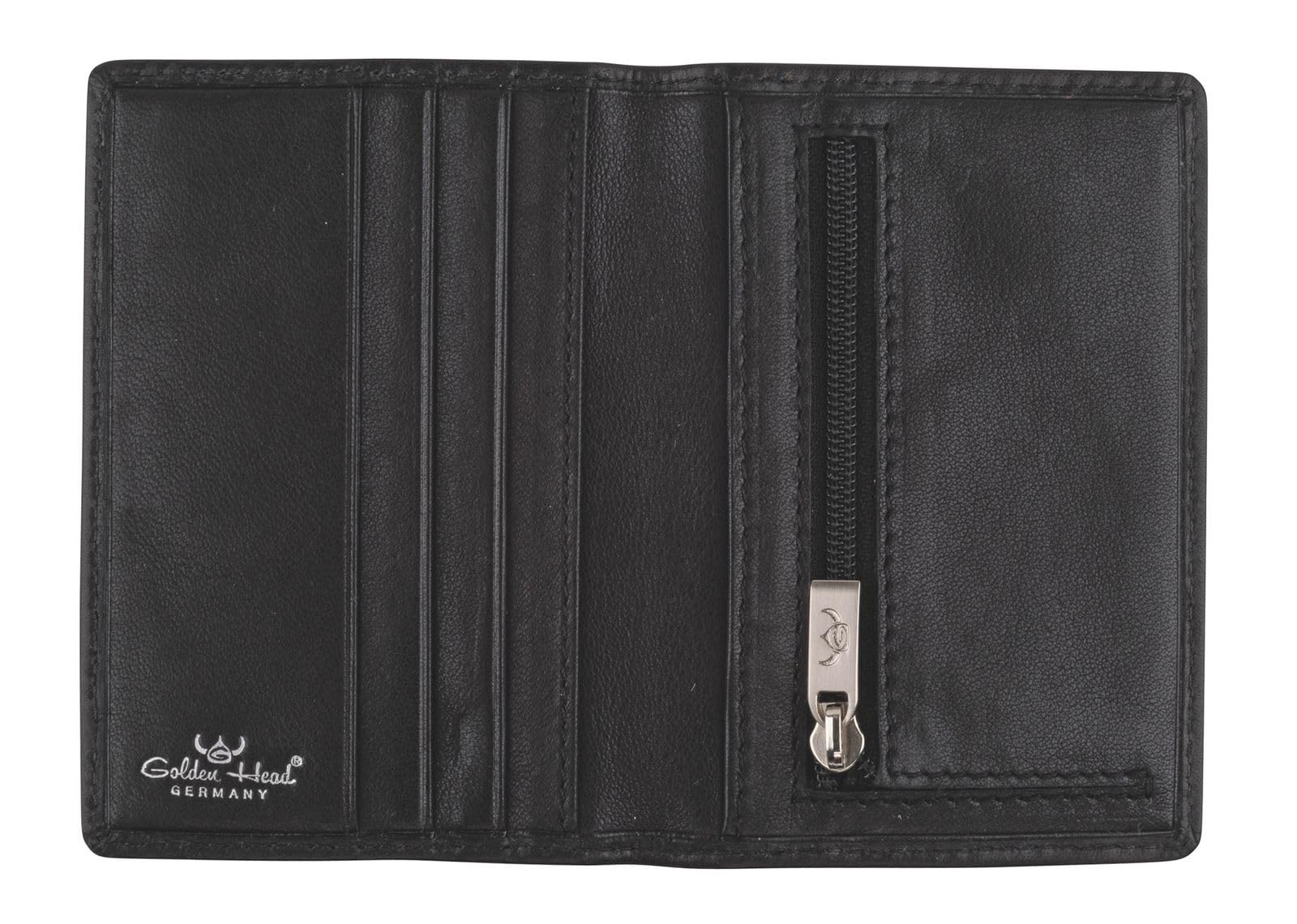 Golden Head Florenz Kartenetui Business Card Holder schwarz Leder